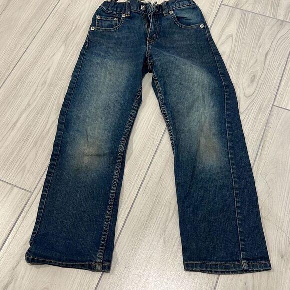 Levi's Other - Boys‎ Youth Levis Strauss 505 Regular Denim Red Tab Blue Jeans Size 7